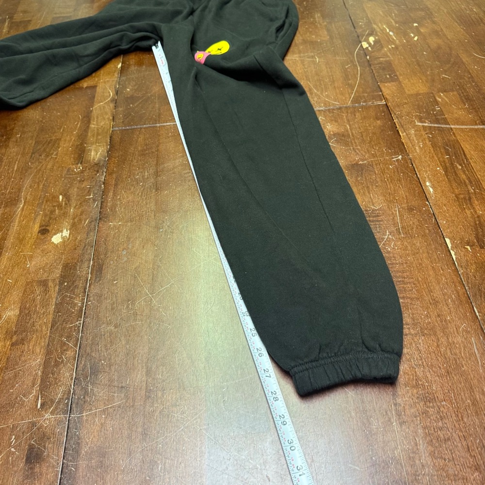 Louis Tomlinson Sweatpants Women S Black Away From Home Festival Smiley Graphic - Picture 6 of 7